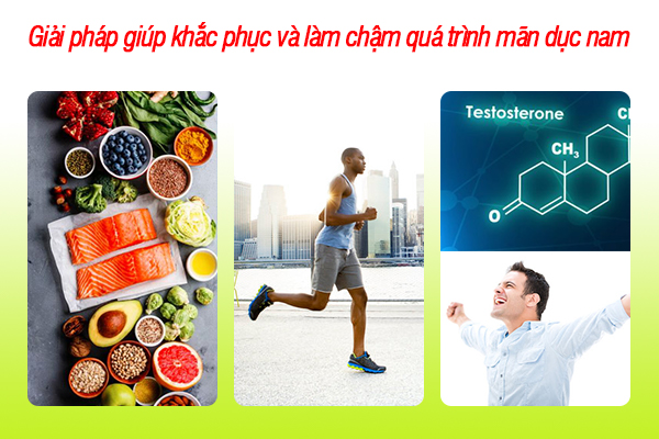 Giải pháp giúp khắc phục và làm chậm quá trình quá trình mãn dục nam