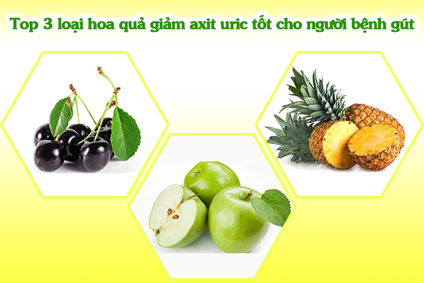 Các loại hoa quả giảm axit uric máu tốt cho người bệnh gút là gì?