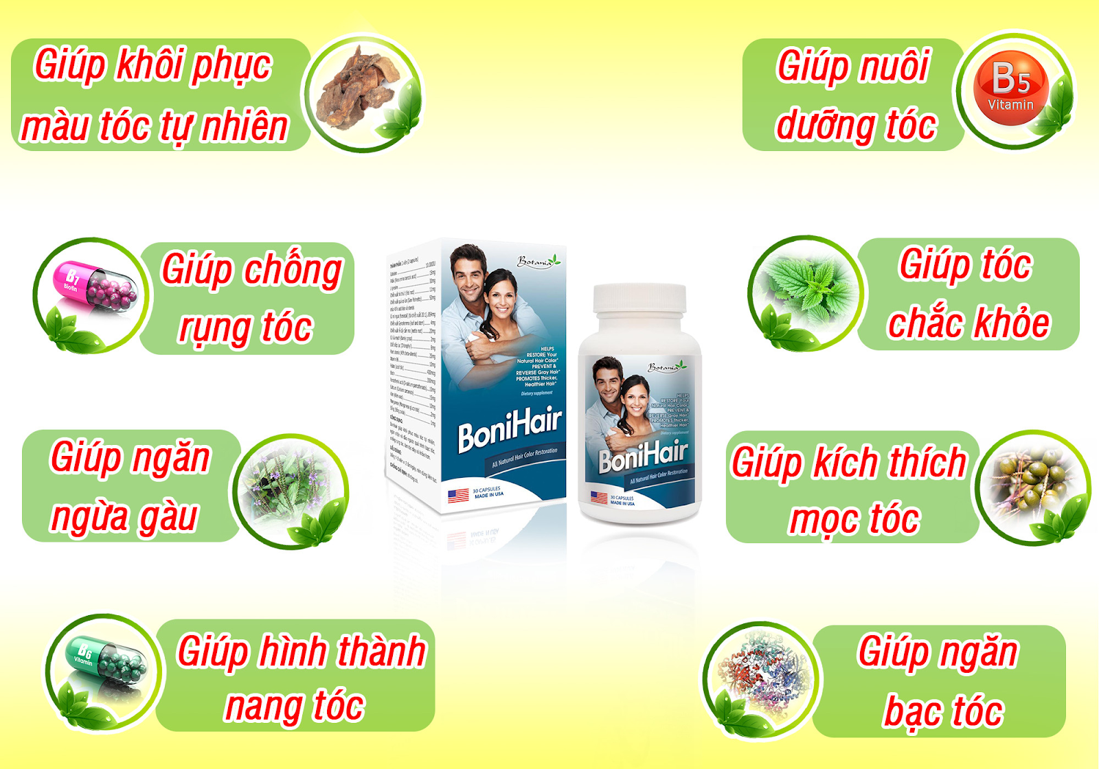 Tác dụng toàn diện của BoniHair