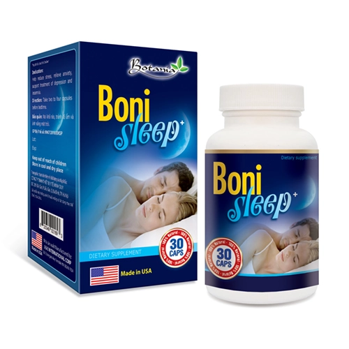 BoniSleep giúp giải tỏa căng thẳng, stress, an thần dễ ngủ