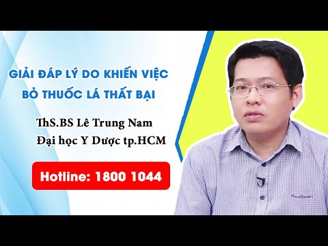 THVL1: Giải đáp những lý do khiến việc bỏ thuốc lá thất bại